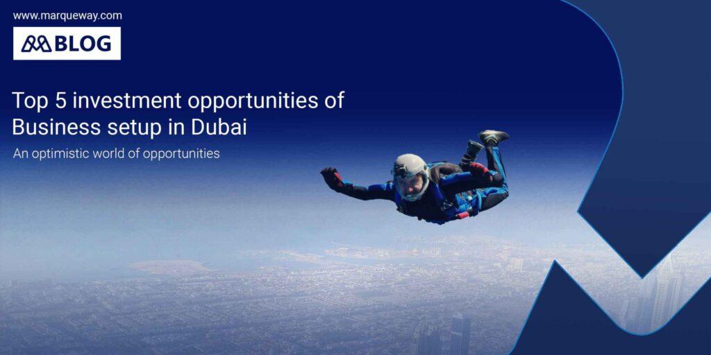 Top 5 investment opportunities of Business setup in Dubai
